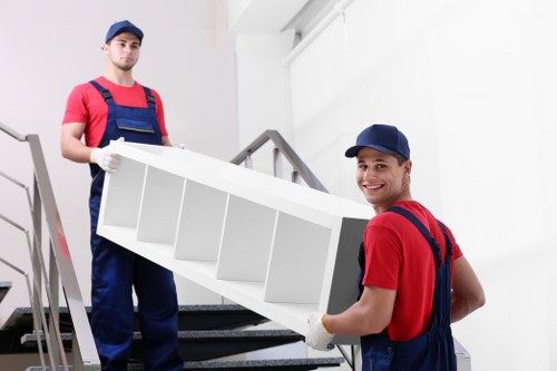 Different types of furniture stored safely in Balham facility