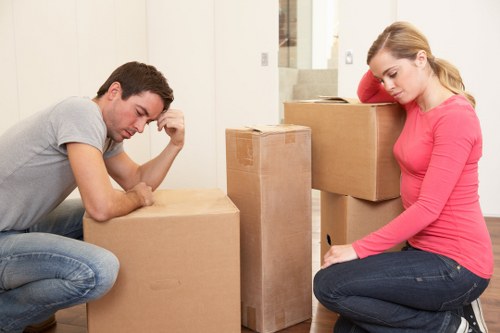 Professional movers handling items in Balham
