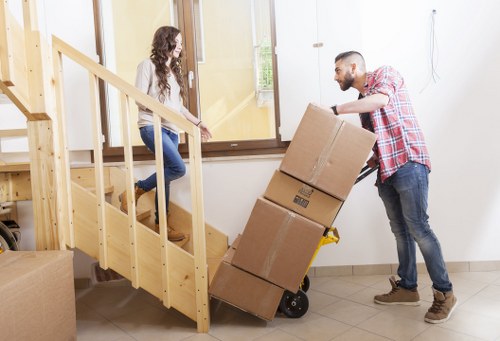 Moving office furniture safely during a Balham business relocation